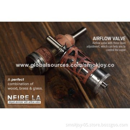 Smokjoy N-fire LA3 Dual-coil Atomizers with Airflow Control System, RDA for 26650 ModNew